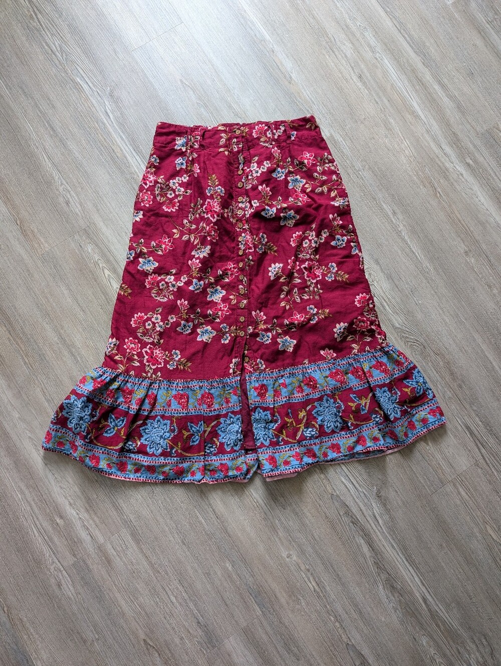 Sundance Floral Midi skirt